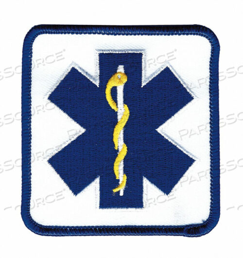 OEM#: 5295 ВЫШИТАЯ НАШИВКА ЗВЕЗДА ЖИЗНИ БЕЛАЯ ТКАНЬ от Heros Pride