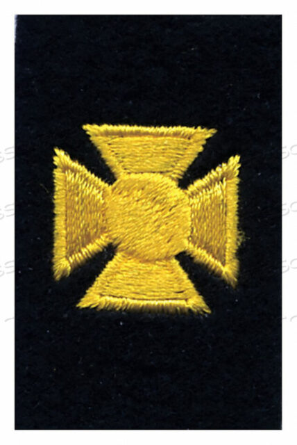 OEM#: 5510EMBRDRD PATCH 1 CROSS MED GOLD/BLCK FELT от Heros Pride