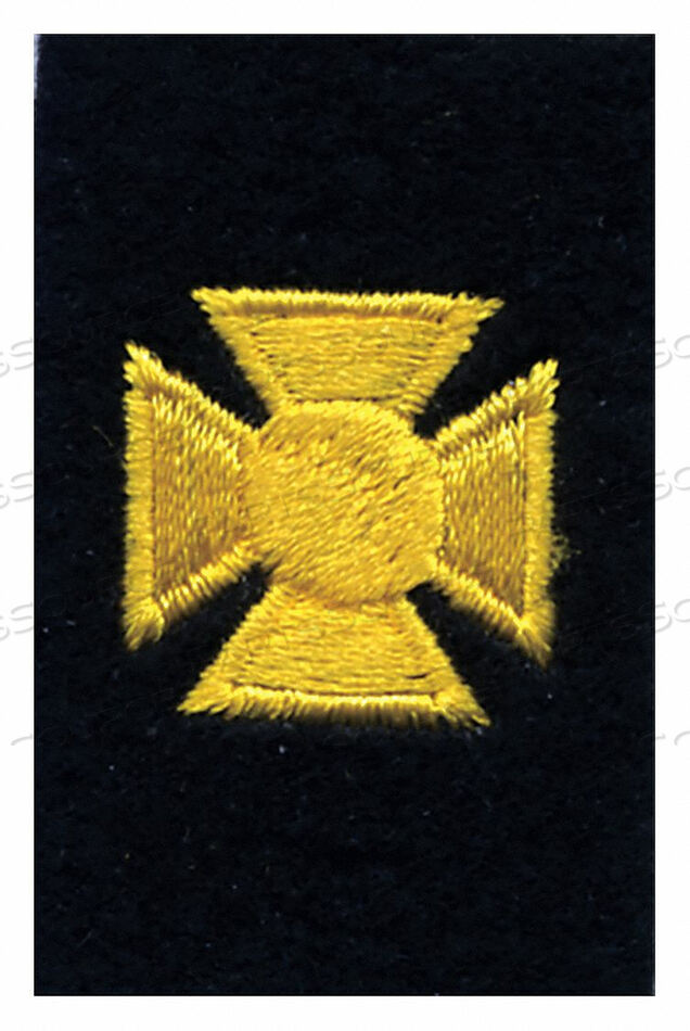 OEM#: 5510EMBRDRD PATCH 1 CROSS MED GOLD/BLCK FELT от Heros Pride