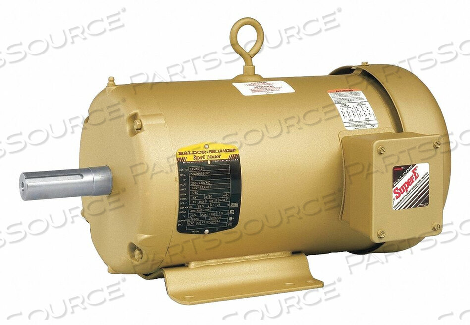 OEM#: EFM3615TGP MOTOR 3 PH 5 HP 1750 RPM 184T от BALDOR
