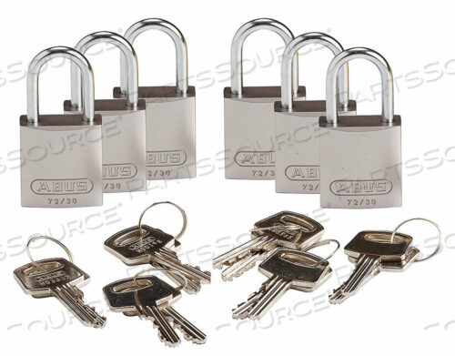 OEM#: 133269БЛОКИРОВОЧНЫЙ НАВЕСНОЙ ЗАМОК KD SILVER 1-7/16 H PK6 от Brady Americas