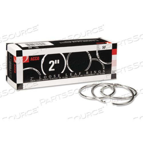 OEM#: A7072205МЕТАЛЛИЧЕСКИЕ КОЛЬЦА ДЛЯ КНИГ, 2 ДИАМЕТРА, 50/КОРОБКА от ACCO Brands