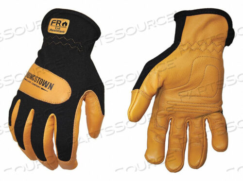 OEM#: 12-3270-80-LMECHANICS ПЕРЧАТКИ КОЖАНЫЕ ЧЕРНО-КОРИЧНЕВЫЕ L PR от Youngstown Glove Company