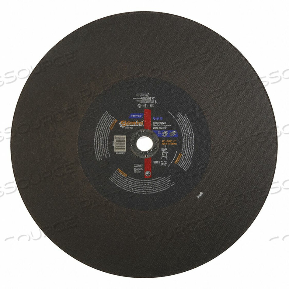 OEM#: 66253410185ОТРЕЗНОЙ КРУГ GEMINI 18 X5/32 X1 3015 ОБ/МИН от Norton | Saint-Gobain Abrasives