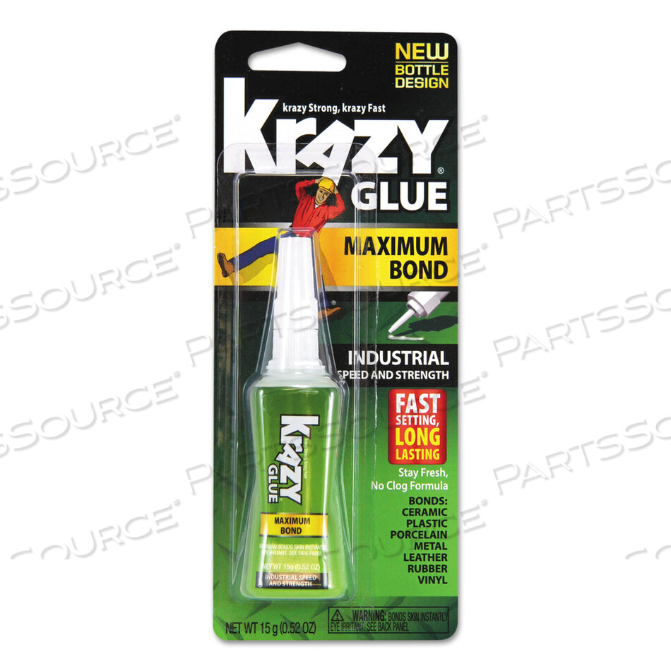 OEM#: KG48948MRMAXIMUM BOND KRAZY GLUE, 0,52 УНЦИИ, ВЫСЫХАЕТ ПРОЗРАЧНЫМ от Krazy Glue