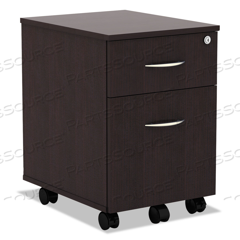 OEM#: ALEVABFESALERA VALENCIA SERIES МОБИЛЬНАЯ ПЕДЕСТАЛКА, ЛЕВАЯ ИЛИ ПРАВАЯ, 2 ЯЩИКА: КОРОБКА/ПИСЬМО, LEGAL/LETTER, ESPRESSO, 15,88 X 19,13 X 22,88 от Alera