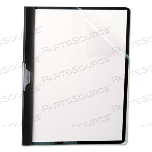 Крышка отчета READY CLIP NO-PUNCH, застежка READYCLIP, 8,5 X 11, прозрачная/черная