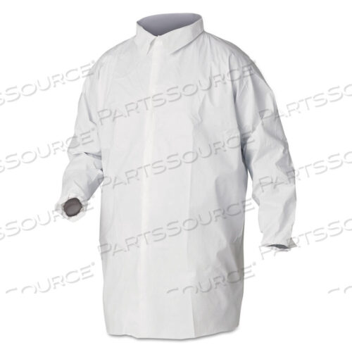 OEM#: 44445A40 ЛАБОРАТОРНЫЕ ХАЛАТЫ ДЛЯ ЗАЩИТЫ ОТ ЖИДКОСТЕЙ И ЧАСТИЦ, 2X-LARGE, БЕЛЫЕ, 30 ШТ./КОРОБКА от KleenGuard