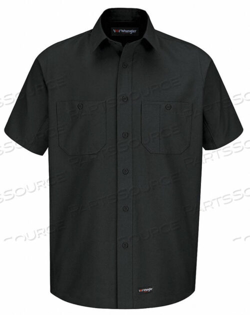 OEM#: WS20BK SSLXXLSHORT SLEEVE SHRT BLK POLY/COTTON 2XLT от Wrangler