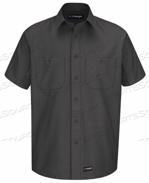OEM#: WS20CH SS MMENS CANVAS SHORT SLEEVE WORK SHIRT CHARCOAL M от Wrangler
