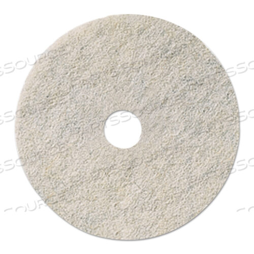 OEM#: BWK4019NATNATURAL BURNISHING FLOOR PADS, 19 ДИАМЕТР, БЕЛЫЙ, 5/КОРОБКА от Boardwalk
