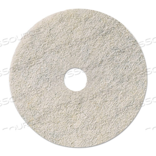 OEM#: BWK4017NATNATURAL BURNISHING FLOOR PADS, 17 ДИАМЕТР, БЕЛЫЙ, 5/КОРОБКА от Boardwalk