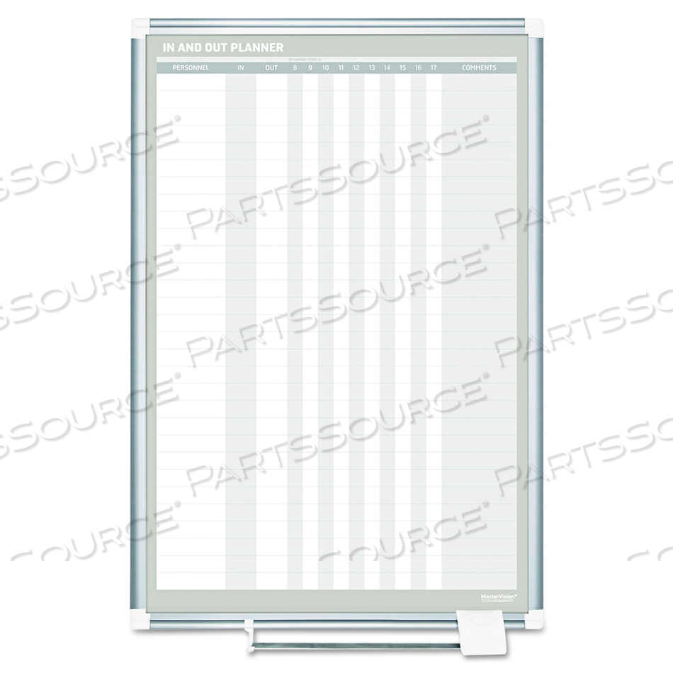 OEM#: GA02109830МАГНИТНАЯ ДОСКА ДЛЯ СУХОГО СТИРАНИЯ IN-OUT, 24X36, СЕРЕБРЯНАЯ РАМА от MasterVision