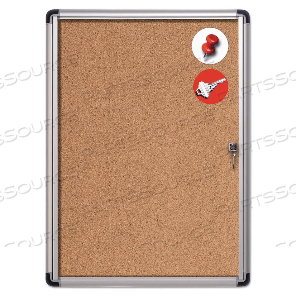 OEM#: VT630101690ТОНКАЯ ЗАКРЫТАЯ ДОСКА ОБЪЯВЛЕНИЙ ИЗ ПРОБКИ, 28 X 38, АЛЮМИНИЕВЫЙ КОРПУС от MasterVision