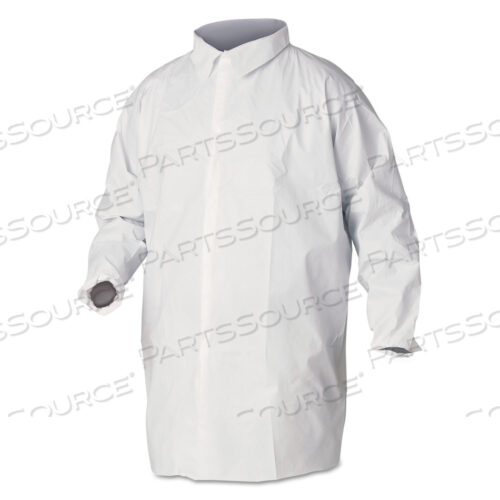 OEM#: 44443A40 ЛАБОРАТОРНЫЕ ХАЛАТЫ ДЛЯ ЗАЩИТЫ ОТ ЖИДКОСТЕЙ И ЧАСТИЦ, БОЛЬШИЕ, БЕЛЫЕ, 30 ШТ./КОРОБКА от KleenGuard