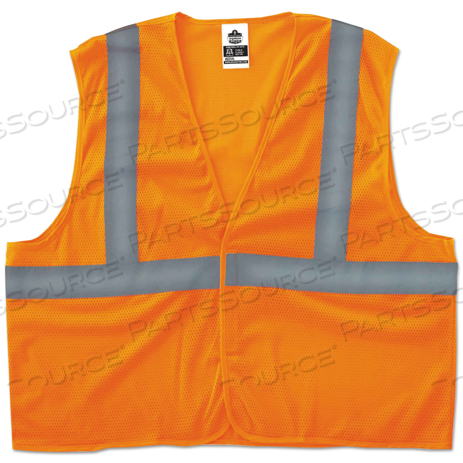 OEM#: 20963GLOWEAR 8205HL TYPE R CLASS 2 SUPER ECONO MESH VEST, SALL TO MEDIUM, ORANGE от Ergodyne