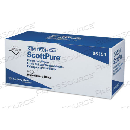 OEM#: 06151САЛФЕТКИ SCOTTPURE CRITICAL TASK, 12 X 23, БЕЛЫЕ, 50/КОРОБКА, 8 КОРОБОК/КОРОБКА от Kimtech