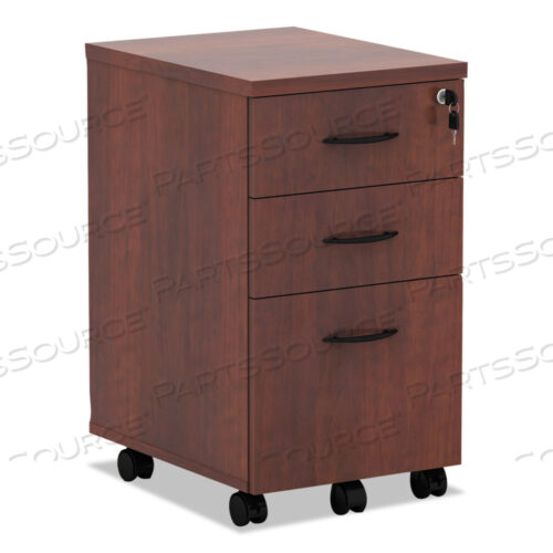 OEM#: ALEVA572816MCALERA VALENCIA SERIES MOBILE PEDESTAL FILE, ЛЕВЫЙ/ПРАВЫЙ, 3 ЯЩИКА: КОРОБКА/КОРОБКА/ФАЙЛ, LEGAL/LETTER, ВИШНЯ, 15,88 X 20,5 X 28,38 от Alera