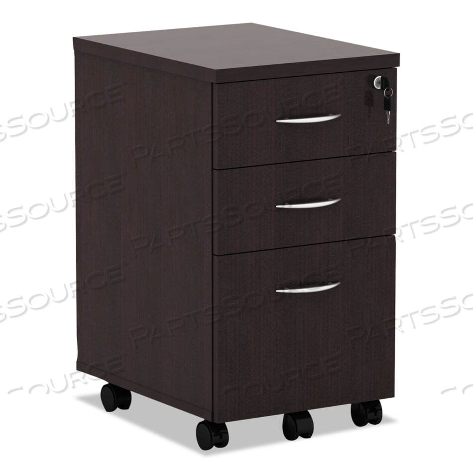 OEM#: ALEVA572816ESALERA VALENCIA SERIES МОБИЛЬНЫЙ ПЕДЕСТАЛЬНЫЙ ФАЙЛ, ЛЕВЫЙ/ПРАВЫЙ, 3 ЯЩИКА: КОРОБКА/КОРОБКА/ФАЙЛ, LEGAL/LETTER, ESPRESSO, 15,88 X 20,5 X 28,38 от Alera
