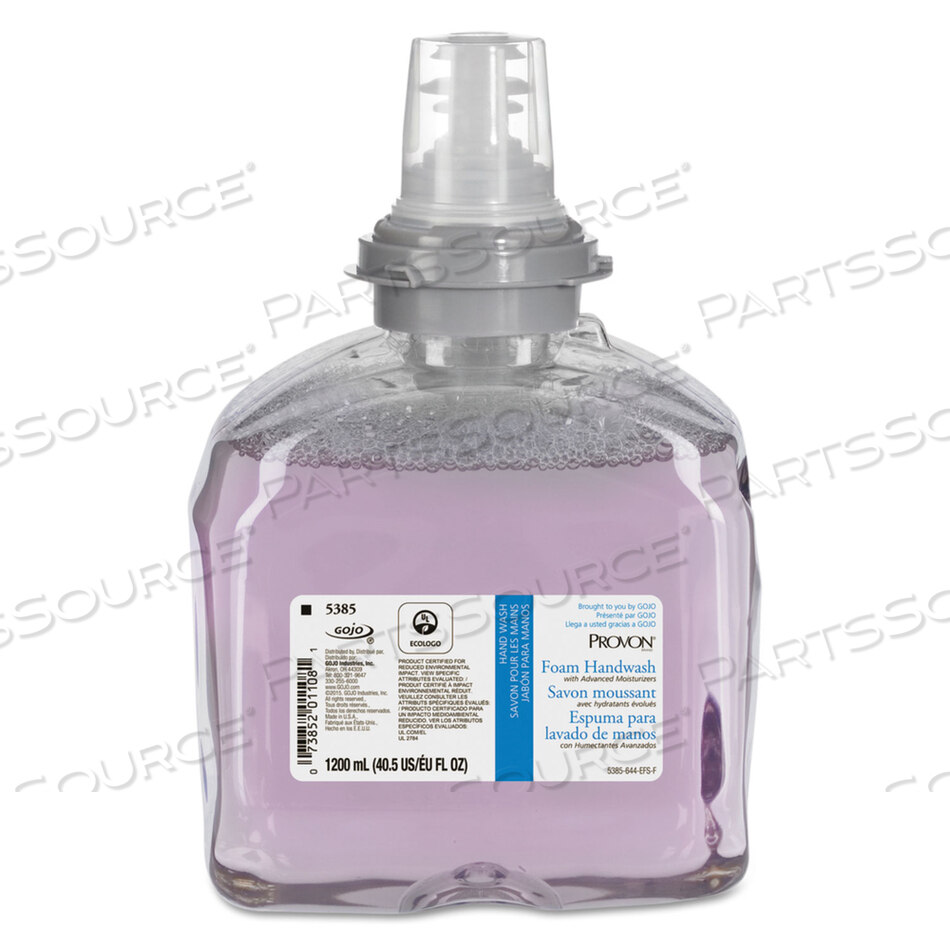 OEM#: 5385-02ПЕННОЕ СРЕДСТВО ДЛЯ МЫТЬЯ РУК С УВЛАЖНЯЮЩИМИ ВЕЩЕСТВАМИ, ОСВЕЖАЮЩАЯ КЛЮКВА, 1200 МЛ, 2 ШТ./КОРОБКА от Provon