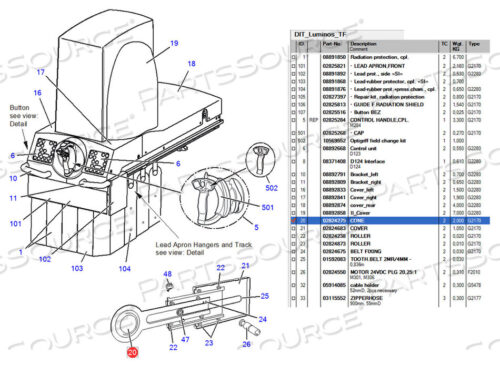 Заменяет Siemens Medical Solutions 2824279CONE