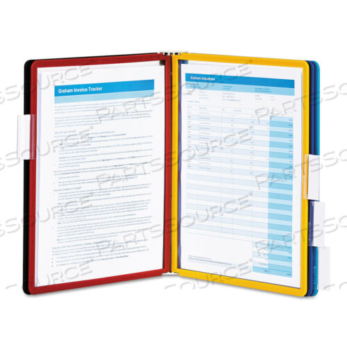 OEM#: 5762-00VARIO МАГНИТНАЯ НАСТЕННАЯ СИСТЕМА ОПОРЫ, 5 ПАНЕЛЕЙ, 10 КАРМАНОВ, РАЗНЫЕ БОРДЮРЫ от Durable