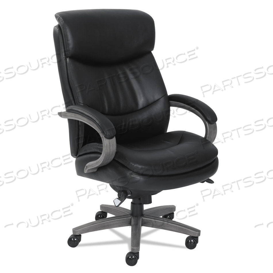 OEM#: 48961AWOODBURY BIG/TALL EXECUTIVE CHAIR, ПОДДЕРЖИВАЕТ ВЕСА ДО 400 ФУНТОВ, ВЫСОТА СИДЕНЬЯ 20,25–23,25, ЧЕРНОЕ СИДЕНЬЕ/СПИНКА, СЕРОЕ ОСНОВАНИЕ С ПОТЕРТЫМ ОТТЕНКОМ от La-Z Boy