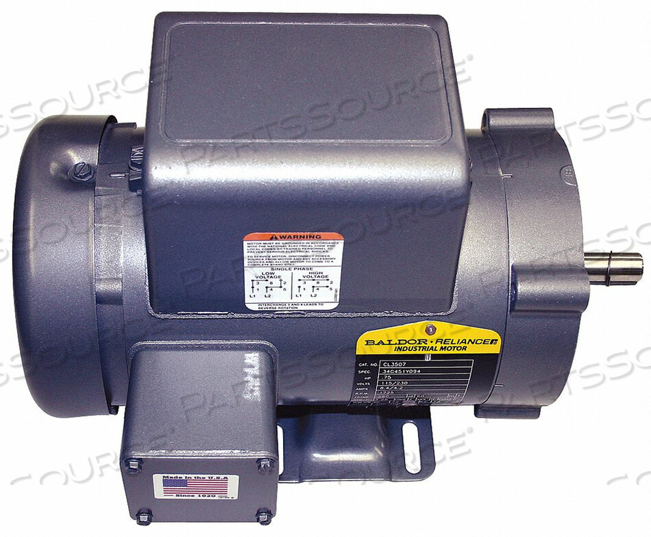 OEM#: EL3506MOTOR 3450RPM 1PHASE 56 115/230V TEFC от BALDOR