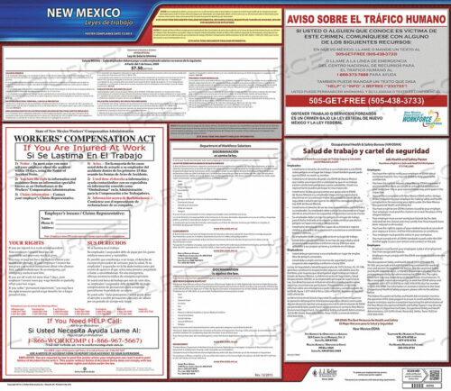 OEM#: 200-NMLABOR LAW ПЛАКАТ STATE LABOR LAW NM от J.J. Keller & Associates