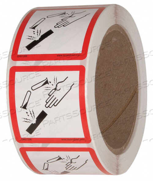 OEM#: GHS1306ЭТИКЕТКА БЕЗОПАСНОСТИ 2 ДЮЙМА Ш X 2 ДЮЙМА В от Incom Manufacturing