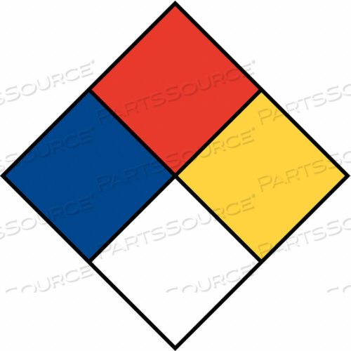OEM#: 52177NATIONAL FIRE PROTECTION ASSOCIATION HAZARDOUS MATERIALS LABEL, 5W X 5H by Brady Americas