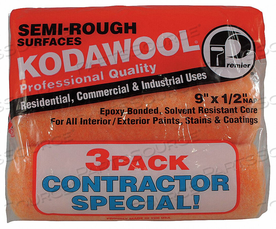 OEM#: 3PKW50ЧЕХОЛ ДЛЯ МАЛЯРНОГО ВАЛИКА 9 1/2 ВОРС PK3 от Premier