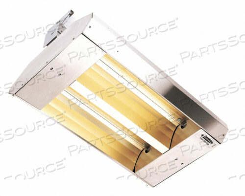 OEM#: 222-90-THSS-277V90 2-ЛАМПОВЫЙ СИММЕТРИЧНЫЙ ИНФРАКРАСНЫЙ ОБОГРЕВАТЕЛЬ - 3200 Вт 277 В СЕРЕБРИСТЫЙ от TPI Corporation