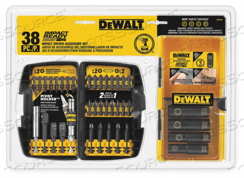 OEM#: DW2169НАБОР КРЕПЕЖНЫХ ИЗДЕЛИЙ IMPACT READY, 38 ПРЕДМЕТОВ от DeWalt