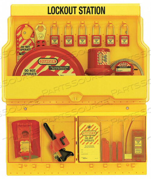 OEM#: S1900VE410СТАНЦИЯ БЛОКИРОВКИ, 16 КРОНШТЕЙНОВ, 23-1/2 Ш X 4-1/2 Г X 27 В, DELUXE от Master Lock