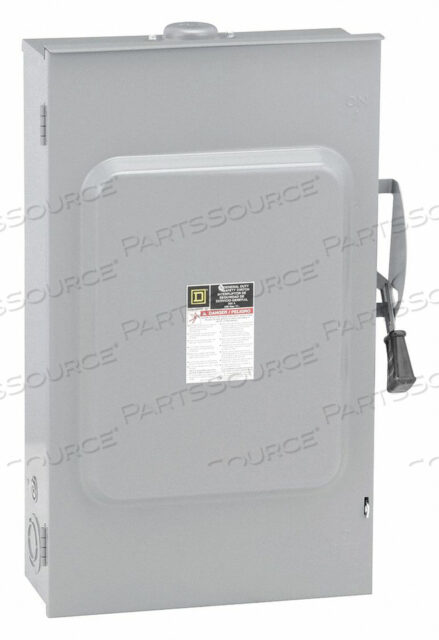 OEM#: D224NRBАВАРИЙНЫЙ ВЫКЛЮЧАТЕЛЬ 240 В переменного тока 2PST 200 АМПЕР переменного тока от Square D