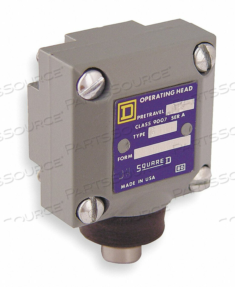 OEM#: 9007GLMT SWTCH HEAD PUSH ROD PLNGR TOP .69 IN по квадрату D