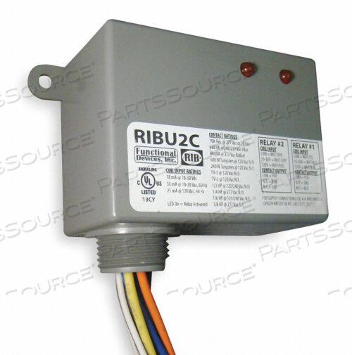 OEM#: RIBU2CRELAY 10-30VAC/DC 120VAC 10A (2) SPDT от RIB