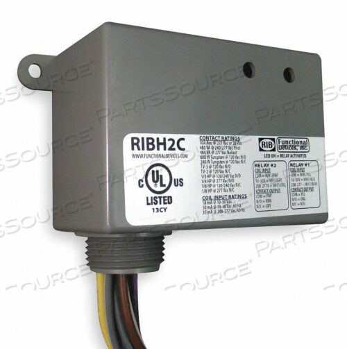 OEM#: RIBH2CRELAY 10-30VAC/DC 208-277VAC 10A 2 SPDT от RIB