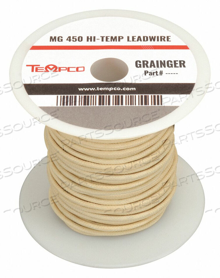 OEM#: LDWR-1011 ВЫСОКОТЕМПЕРАТУРНЫЙ СВОДНОЙ ПРОВОД 18AWG 100 ФУТОВ НАТУРАЛЬНЫЙ от Tempco