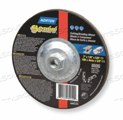 OEM#: 66252841905WHEEL T27 6 X 3/32 X 5/8-11 от Norton | Saint-Gobain Abrasives