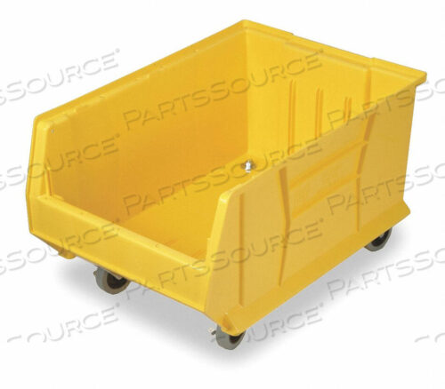 OEM#: QUS984MOBYLMOBILE HULK ПЛАСТИКОВЫЙ ШТАБЕЛИРОВАННЫЙ ЯЩИК, 16-1/2 Ш X 29-7/8 Г X 11 В, ЖЕЛТЫЙ от Quantum Storage Systems