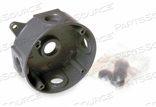 OEM#: 5361-0КРУГЛЫЙ ВЛАГОЗАЩИТНЫЙ КОРОБ 5 ВХОДОВ 16 CU IN от Hubbell Power Systems