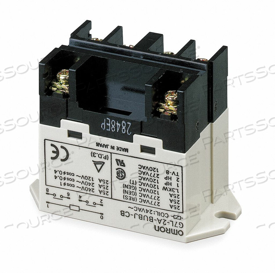 OEM#: G7L-2A-BUBJ-CB-AC200/240H8120 ЗАКРЫТОЕ СИЛОВОЕ РЕЛЕ 6 PN 240VAC DPST-NO от Omron - Electronic Division