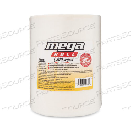 OEM#: 2XL420MEGAROLL БИОРАЗЛАГАЕМЫЕ САЛФЕТКИ С ЗАПАСНЫМ ПАЧКОМ от 2XL Corporation