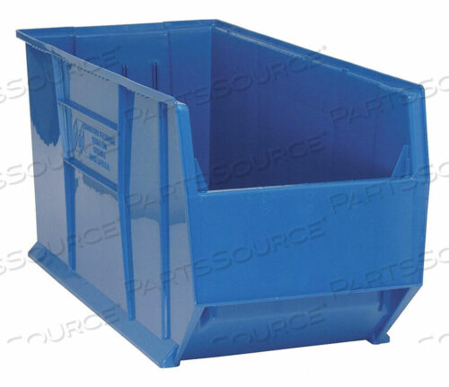 OEM#: QUS993BLПЛАСТИКОВЫЙ ХАЛК ШТАБЕЛИРОВАННЫЙ ЯЩИК, 16-1/2 Ш X 36 Г X 17-1/2 В, СИНИЙ от Quantum Storage Systems