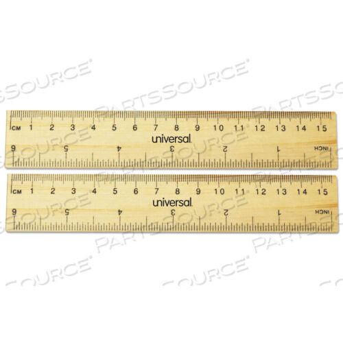 OEM#: UNV59024ПЛОСКАЯ ДЕРЕВЯННАЯ ЛИНЕЙКА, СТАНДАРТНАЯ/МЕТРИЧЕСКАЯ, ДЛИНА 6 от Universal