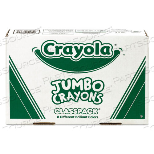 OEM#: 528389JUMBO CLASSPACK CRAYONS, 25 EACH OF 8 COLORS, 200/SET by Crayola