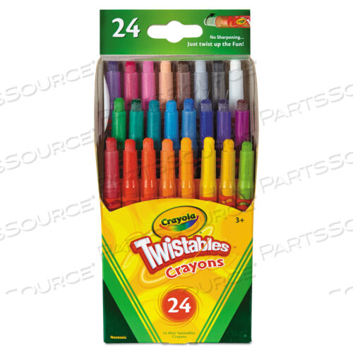 OEM#: 529724TWISTABLES MINI CRAYONS, 24 COLORS/PACK by Crayola