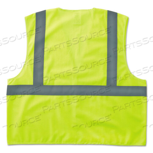 OEM#: 20979GLOWEAR 8205HL TYPE R CLASS 2 SUPER ECONO MESH SAFETY VEST, 4X-LARGE TO 5X-LARGE, LIME by Ergodyne
